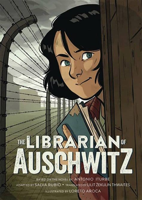 Cover Art for LIBRARIAN OF AUSCHWITZ GN