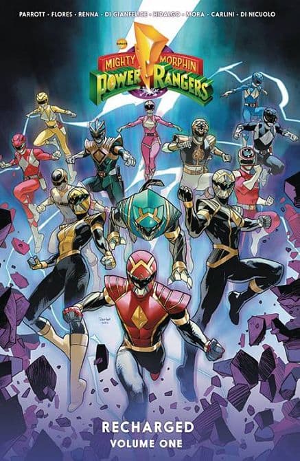 Cover Art for MIGHTY MORPHIN POWER RANGERS RECHARGED TP VOL 01