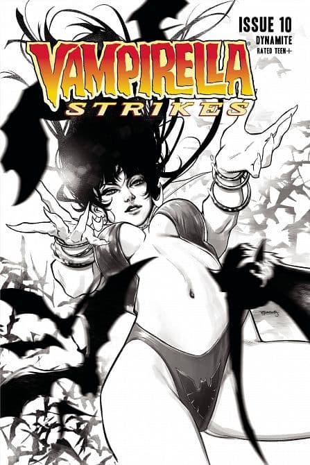 Cover Art for VAMPIRELLA STRIKES