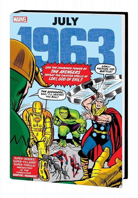 Cover Art for MARVEL JULY 1963 OMNIBUS HC KIRBY AVENGERS COVER DM ONLY