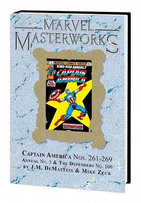 Cover Art for MARVEL MASTERWORKS CAPTAIN AMERICA HC VOL 15 DM VARIANT EDITION 344