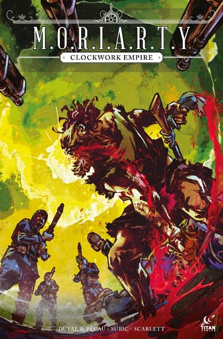 Cover Art for MORIARTY CLOCKWORK EMPIRE