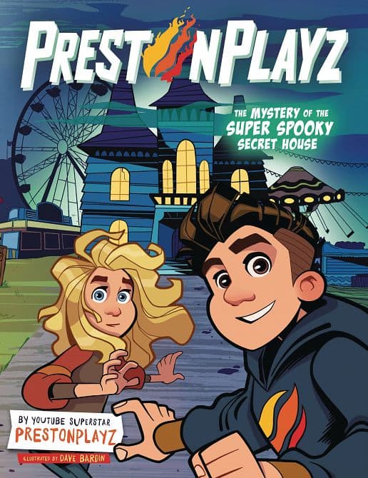 Cover Art for PRESTONPLAYZ MYSTERY OF SUPER SPOOKY SECRET HOUSE GN