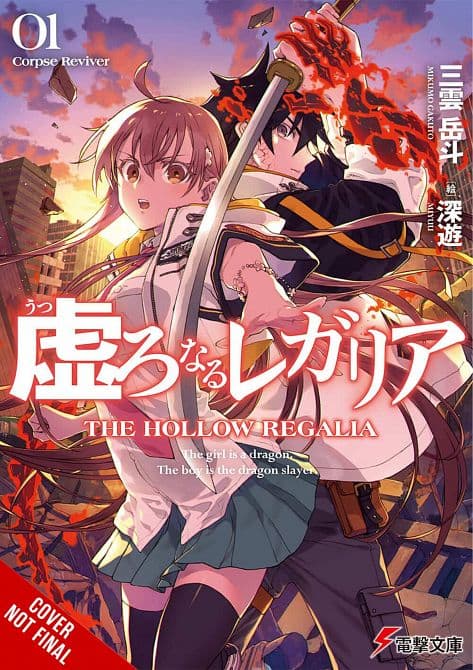 Cover Art for HOLLOW REGALIA LIGHT NOVEL SC VOL 01