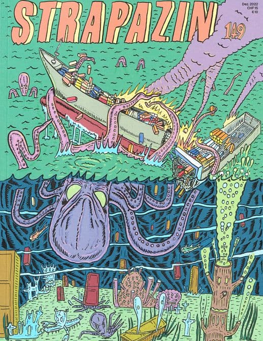 Cover Art for STRAPAZIN-Das Comicmagazin