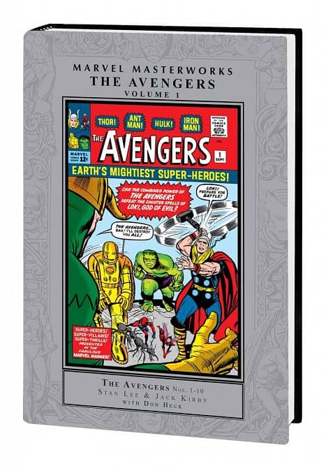 Cover Art for MARVEL MASTERWORKS AVENGERS HC VOL 01