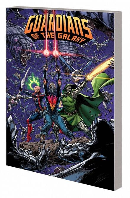 Cover Art for GUARDIANS OF THE GALAXY BY AL EWING TP