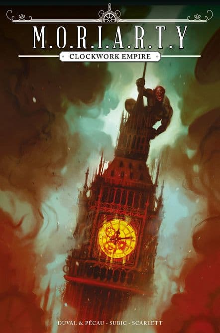 Cover Art for MORIARTY CLOCKWORK EMPIRE