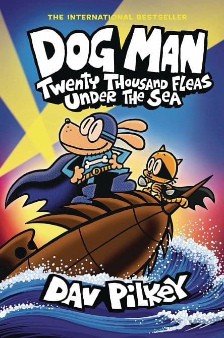 Cover Art for DOG MAN GN VOL 11 TWENTY THOUSAND FLEAS UNDER SEA