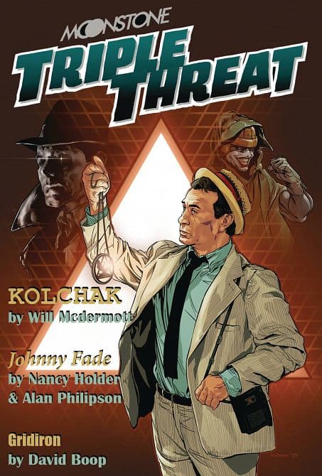 Cover Art for MOONSTONE TRIPLE THREAT PROSE SC