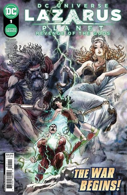 Cover Art for LAZARUS PLANET REVENGE OF THE GODS