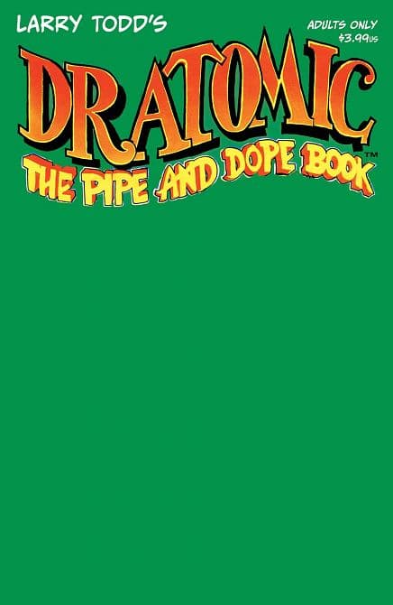 DR ATOMIC PIPE & DOPE BOOK ( ONE-SHOT ) CVR B BLANK SKETCH CVR