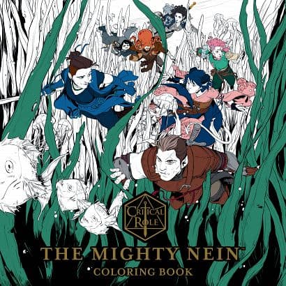 Cover Art for CRITICAL ROLE MIGHTY NEIN ADULT COLORING BOOK TP