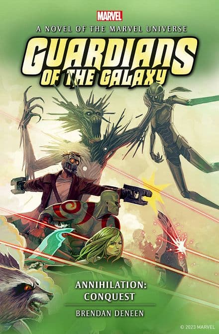 Cover Art for GUARDIANS GALAXY ANNIHILATION CONQUEST PROSE NOVEL HC