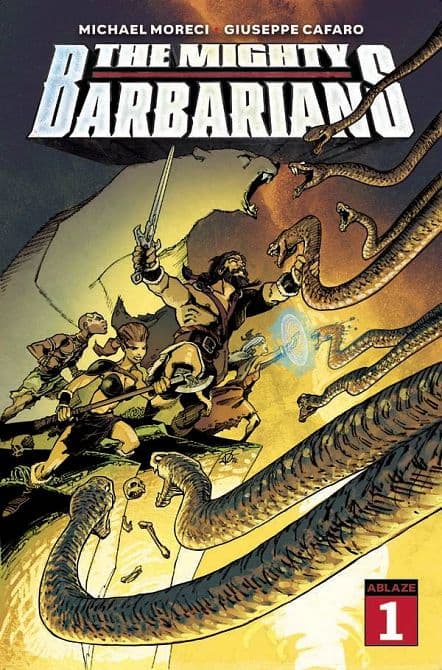Cover Art for MIGHTY BARBARIANS
