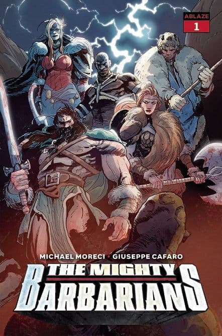 Cover Art for MIGHTY BARBARIANS