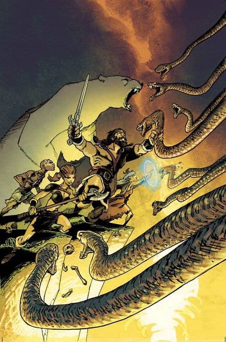 Cover Art for MIGHTY BARBARIANS