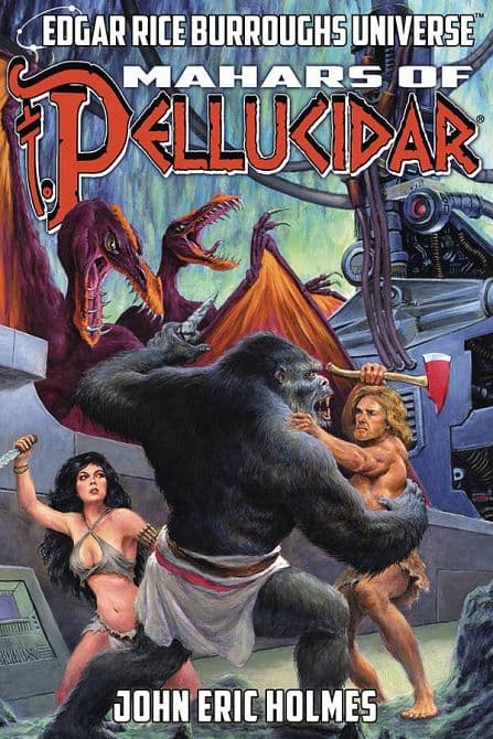 Cover Art for MAHARS OF PELLUCIDAR HC