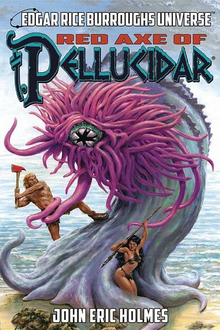 Cover Art for RED AXE OF PELLUCIDAR HC