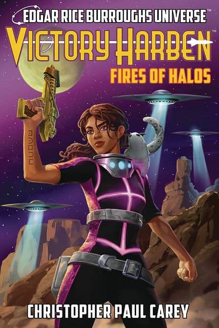 Cover Art for VICTORY HARBEN FIRES OF HALOS HC