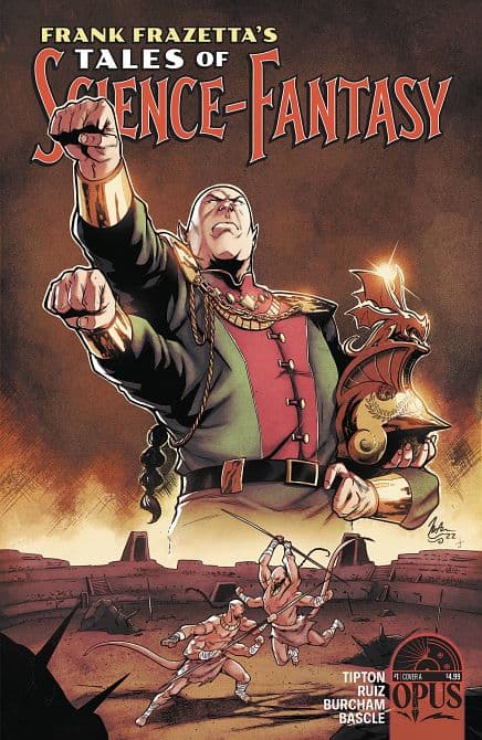 Cover Art for FRANK FRAZETTA TALES OF SCIENCE FANTASY
