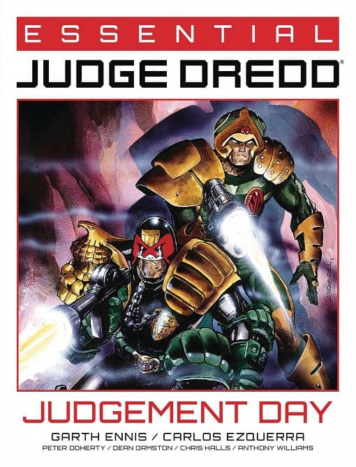 Cover Art for ESSENTIAL JUDGE DREDD JUDGEMENT DAY TP