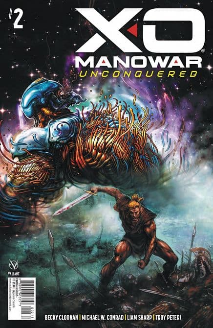 Cover Art for X-O MANOWAR UNCONQUERED