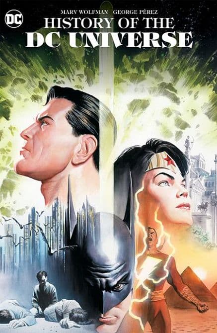 Cover Art for HISTORY OF THE DC UNIVERSE HC