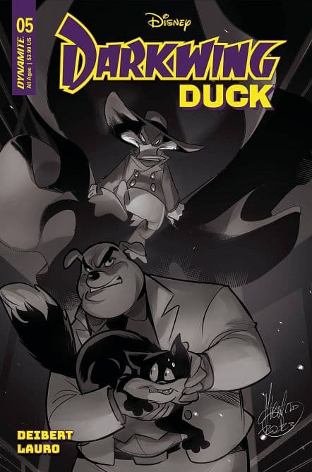 Cover Art for DARKWING DUCK