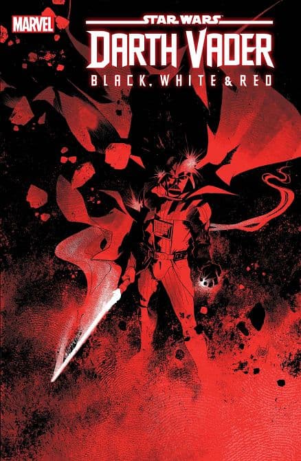 Cover Art for STAR WARS DARTH VADER BLACK WHITE AND RED