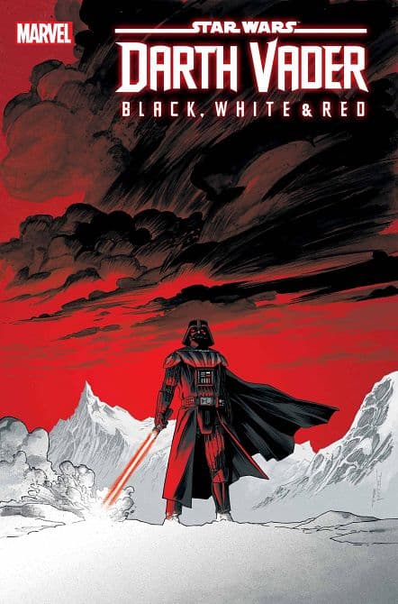 Cover Art for STAR WARS DARTH VADER BLACK WHITE AND RED
