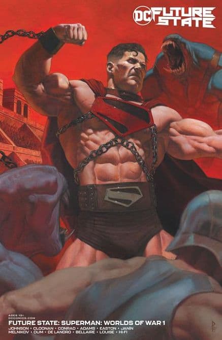 Cover Art for FUTURE STATE SUPERMAN WORLDS OF WAR ( 2021 )