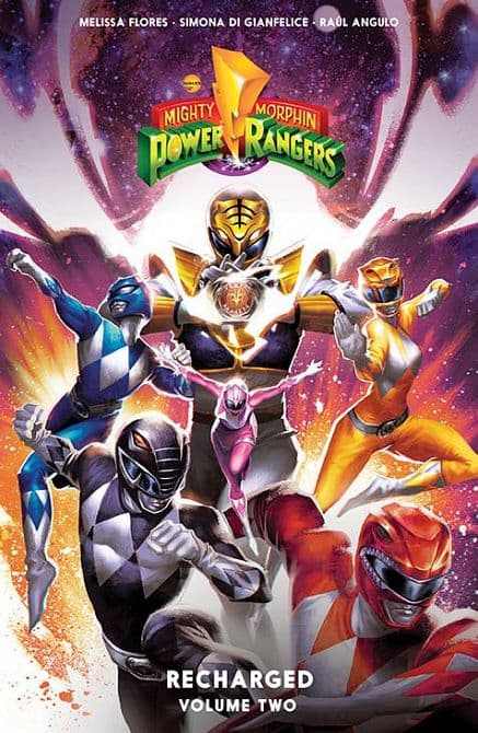 Cover Art for MIGHTY MORPHIN POWER RANGERS RECHARGED TP VOL 02