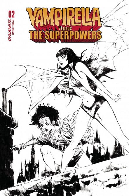 Cover Art for VAMPIRELLA VS SUPERPOWERS