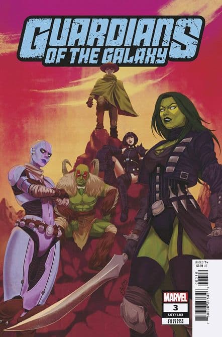 Cover Art for GUARDIANS OF THE GALAXY