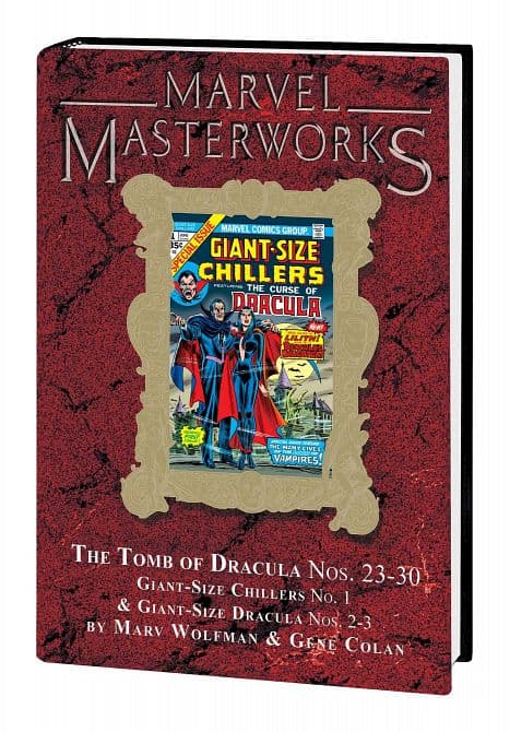 Cover Art for MARVEL MASTERWORKS TOMB DRACULA HC VOL 03 DM VARIANT EDITION 349