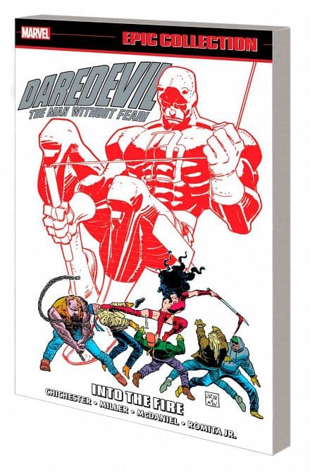 Cover Art for DAREDEVIL EPIC COLLECTION INTO THE FIRE TP