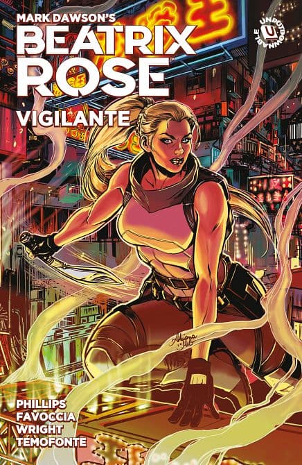 Cover Art for BEATRIX ROSE VIGILANTE GN