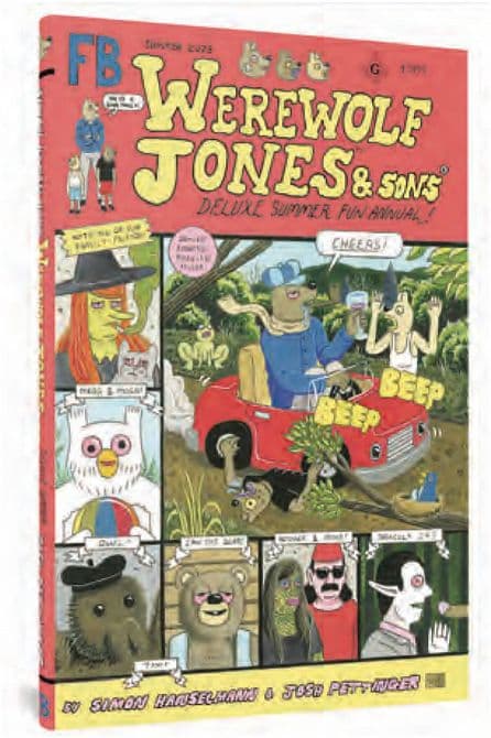 Cover Art for WEREWOLF JONES & SONS DELUXE SUMMER FUN ANNUAL HC