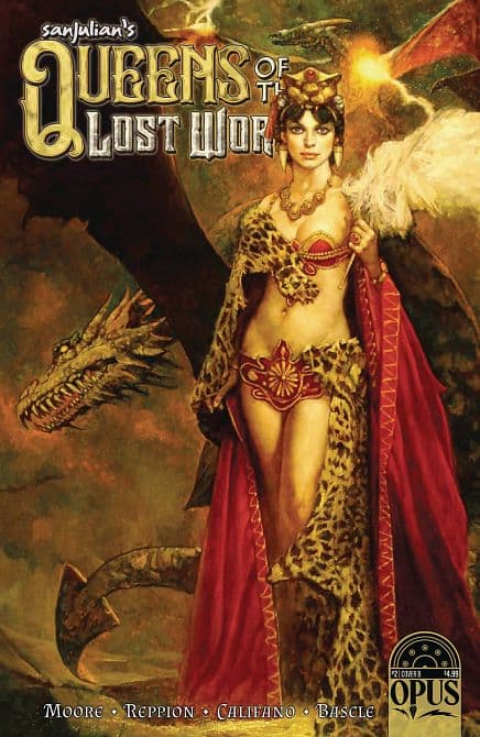 Cover Art for SANJULIAN QUEEN LOST WORLD