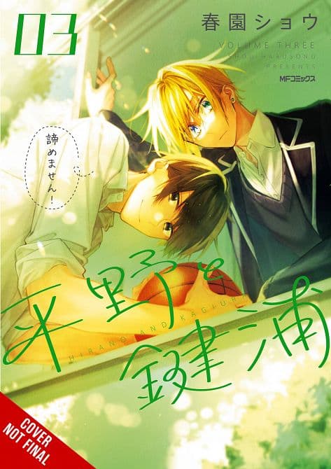 Cover Art for HIRANO & KAGIURA GN VOL 03