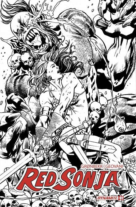 Cover Art for RED SONJA 2023