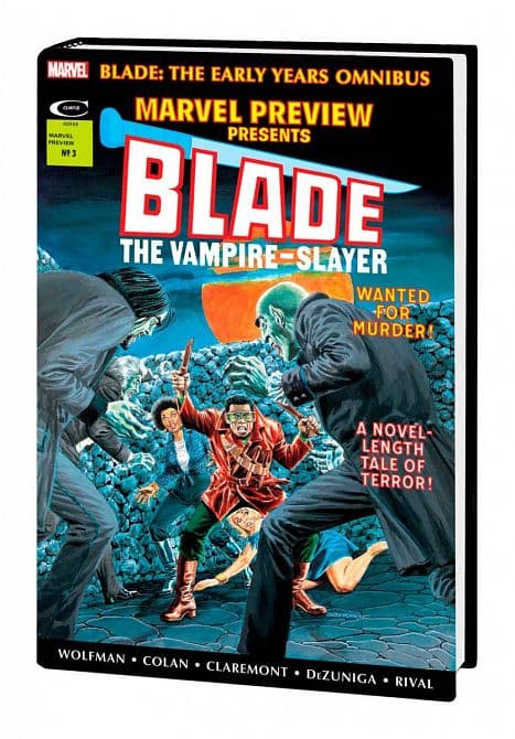 Cover Art for BLADE EARLY YEARS OMNIBUS HC MORROW DM VARIANT