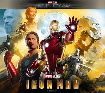 Cover Art for MARVEL STUDIOS INFINITY SAGA ART OF IRON MAN HC