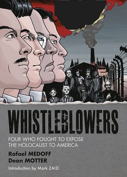 Cover Art for WHISTLEBLOWERS FOUR WHO FOUGHT TO EXPOSE HOLOCAUST TP
