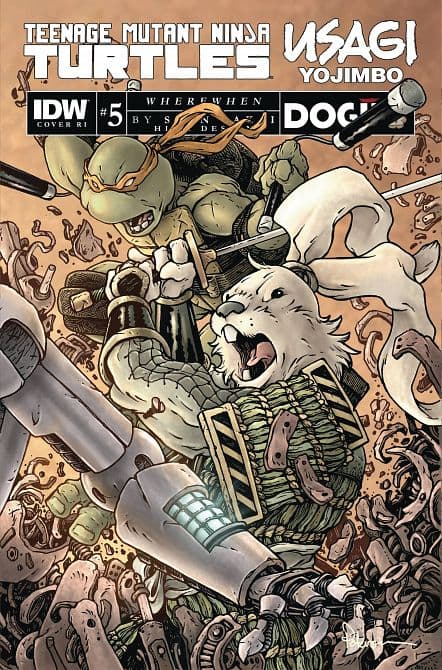Cover Art für TMNT USAGI YOJIMBO WHEREWHEN