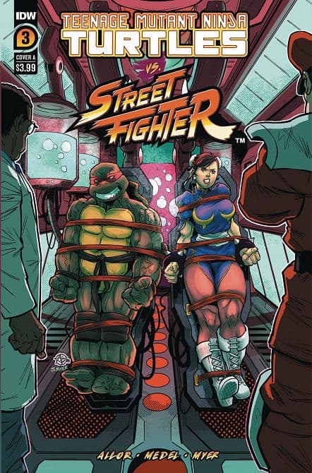 Cover Art for TMNT VS STREET FIGHTER