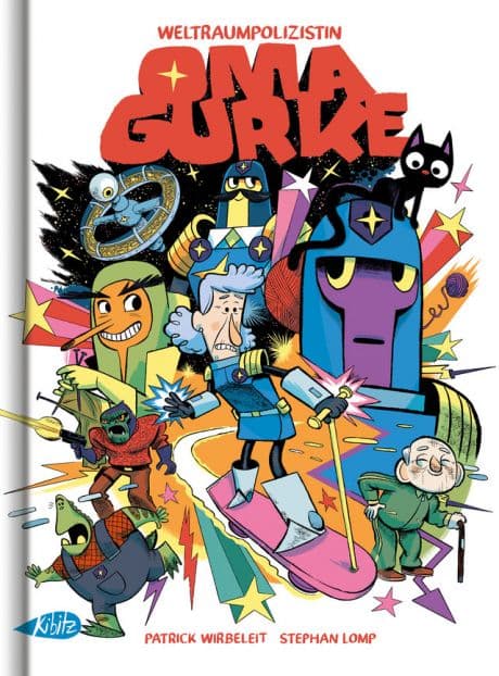 Cover Art for WELTRAUMPOLIZISTIN OMA GURKE
