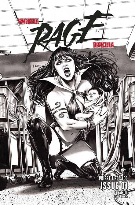 Cover Art for VAMPIRELLA DRACULA RAGE