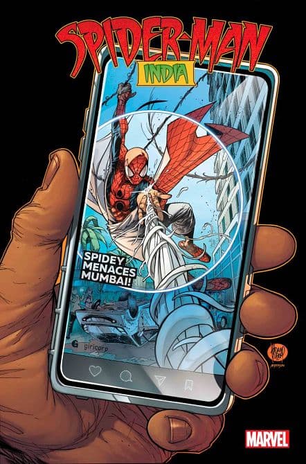 Cover Art for SPIDER-MAN INDIA
